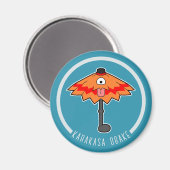 Schattigee Cartoon paraplu geest | Japanese Yokai Magneet (Voorkant / Achterkant)