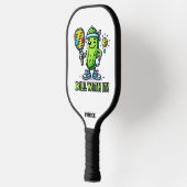 Schattigee Cartoon Pickle met Paddle Dill ermee! (Links)