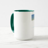 Schattigee Cartoon pinguïn paar met boom Mok (Voorkant links)