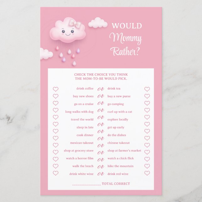 Schattigee cartoon pluizige witte wolk Zou mama li (Voorkant)