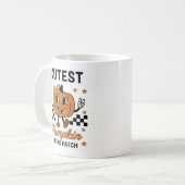 Schattigee cartoon Pompoen in de patch Koffiemok (Voorkant links)