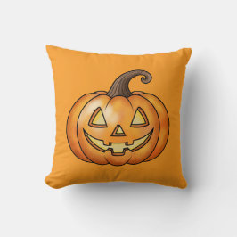 Schattigee Cartoon pompoen Sinaasappel Halloween Kussen