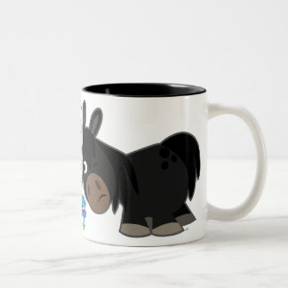 Schattigee Cartoon Ponies Standoff Mok