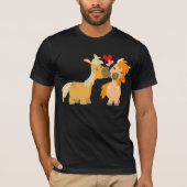 Schattigee Cartoon pony's in liefde T-shirt (Voorkant)
