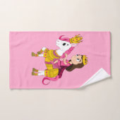 Schattigee cartoon prinses handdoek (Handdoek)