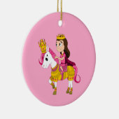 Schattigee cartoon prinses keramisch ornament (Rechts)