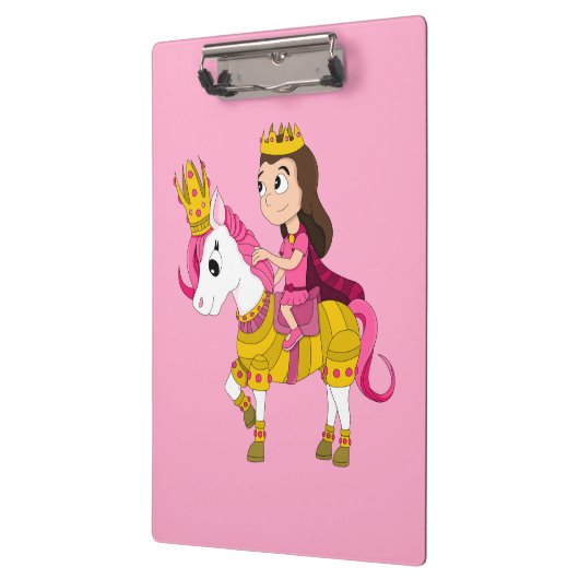 Schattigee cartoon prinses klembord (Links)