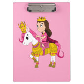 Schattigee cartoon prinses klembord (Voorkant)