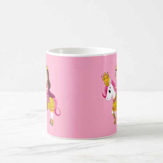 Schattigee cartoon prinses koffiemok (Center)