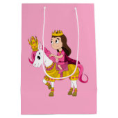 Schattigee cartoon prinses medium cadeauzakje (Achterkant)