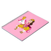Schattigee cartoon prinses notitieboek (Linkerzijde)