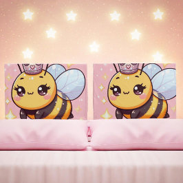 Schattigee Cartoon Queen Bee Kussensloop