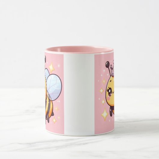 Schattigee Cartoon Queen Bee Mok (Midden)