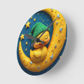 Schattigee cartoon ronde klok (Hoek)