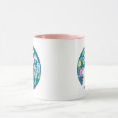 Schattigee Cartoon schreeuwende Possum Mok (Midden)