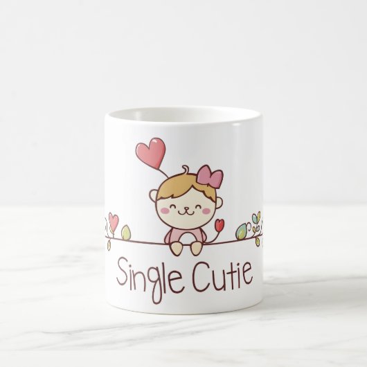 Schattigee Cartoon Single Cutie Koffiemok (Center)