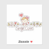 Schattigee Cartoon Single Cutie Sticker (Vel)