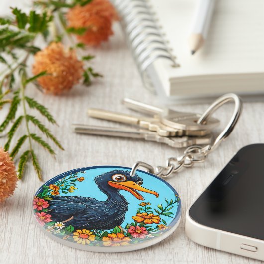 Schattigee cartoon sleutelhanger (Voorkant Rechts)