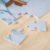 Schattigee Cartoon Sneeuwman Legpuzzel (Zijkant)