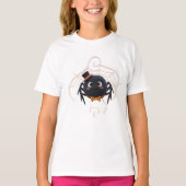 Schattigee Cartoon Spider met Top Hat (Voorkant)