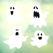 Schattigee cartoon spoken Halloween Raamsticker (Vel 3)