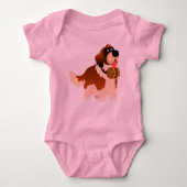 Schattigee Cartoon St Bernard Baby Kleding Romper (Voorkant)