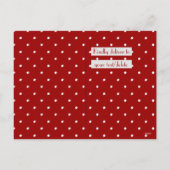 Schattigee cartoon stad kerstfoto Vakantie Briefka Feestdagenkaart (Achterkant)