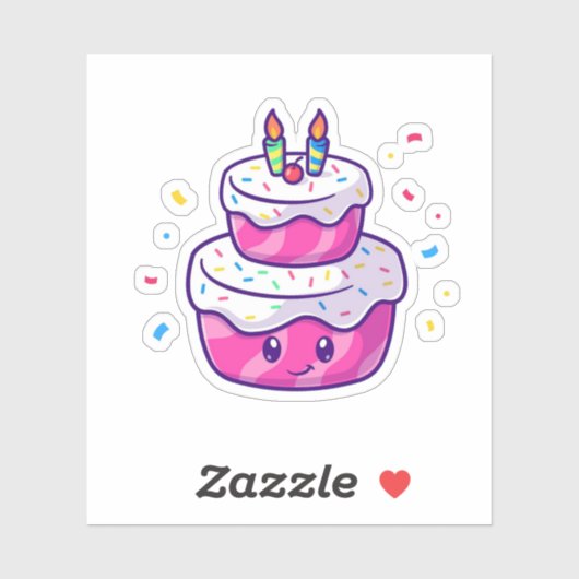 Schattigee Cartoon Sticker (Vel)