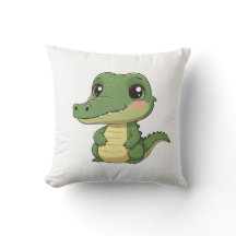 Schattigee cartoon stijl kawaii baby krokodil ontw