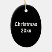 Schattigee Cartoon Student met schoolbord #1 Docen Keramisch Ornament (Achterkant)