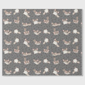 Schattigee Cartoon Sugar Glider Cadeaupapier (Vlak)