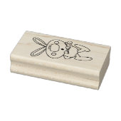 Schattigee Cartoon Tekening Duimen Omhoog Bunny Bo Rubberstempel (Stempel)