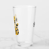 Schattigee cartoon tijger decoratie glas (Links)