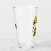 Schattigee cartoon tijger decoratie glas (Rechts)