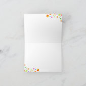 Schattigee Cartoon Tijger en Dierenprint - Blank Bedankkaart (Binnen)