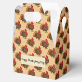 Schattigee Cartoon Turkije Bedankdoosjes (Geopend)