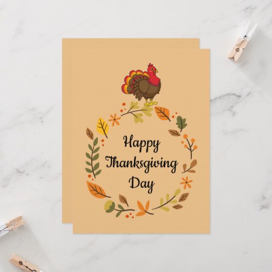 Schattigee Cartoon Turkije Kaart (Voorkant / Achterkant in situ)