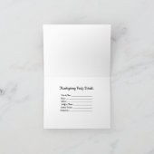 Schattigee Cartoon Turkije | personaliseren Aankondiging (Binnen)