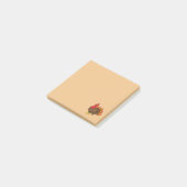 Schattigee Cartoon Turkije Post-it® Notes (Schuin)