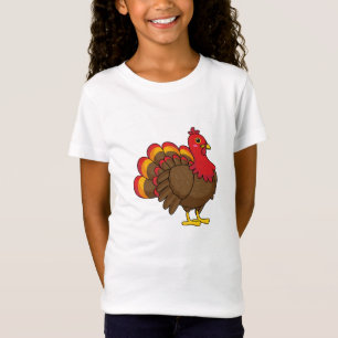 Schattigee Cartoon Turkije T-shirt