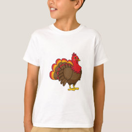 Schattigee Cartoon Turkije T-shirt