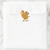 Schattigee Cartoon Two-Humped Camel Sticker (Tas)