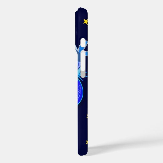 Schattigee cartoon uil in liefde hoesje (Achterkant / Links)