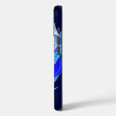 Schattigee cartoon uil in liefde hoesje (Achterkant / Links)