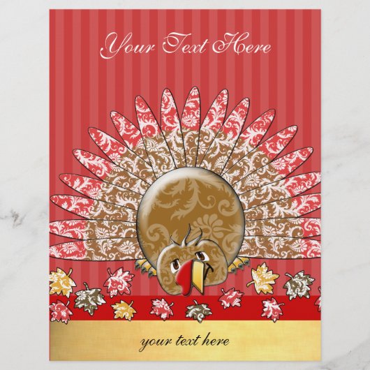 Schattigee Cartoon vakantie Turkije Flyer (Voorkant)