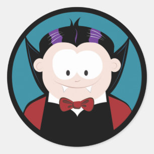 Schattigee Cartoon Vampire Halloween Stickers