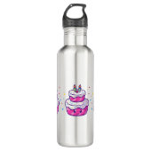 Schattigee Cartoon Waterfles (Voorkant)