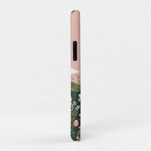 Schattigee Cartoon Wildbloemen Floral gepersonalis Case-Mate iPhone Case (Achterkant/rechts)