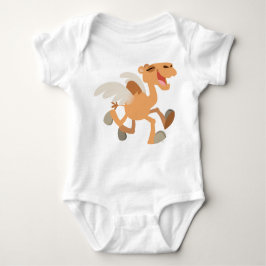Schattigee Cartoon Winged-Camel Baby Romper