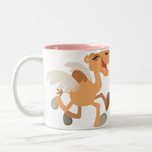 Schattigee Cartoon Winged-Camel Mok (Links)